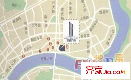 世貿(mào)華庭交通圖