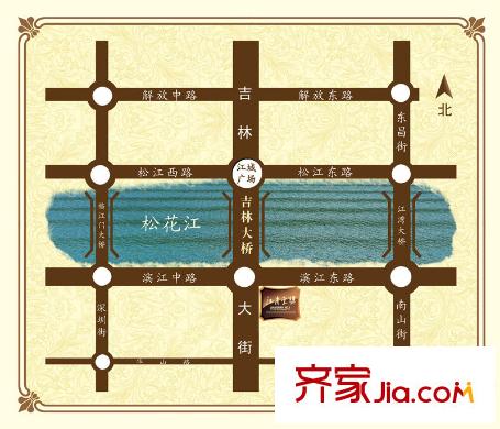 江南壹平方米交通圖