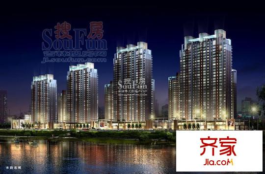 建龍水韻名城外景圖