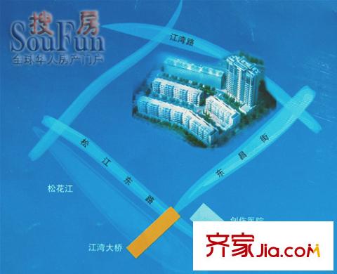伊江麗景花園交通圖