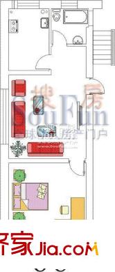 伊江麗景花園戶型圖戶型圖 1室1廳1衛(wèi)1廚