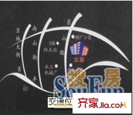 盈勝幸福里交通圖 