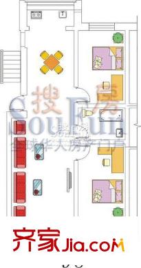 伊江麗景花園戶型圖戶型圖 2室2廳1衛(wèi)1廚