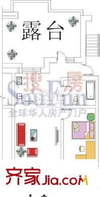 伊江麗景花園戶型圖戶型圖 1室1廳1衛(wèi)1廚
