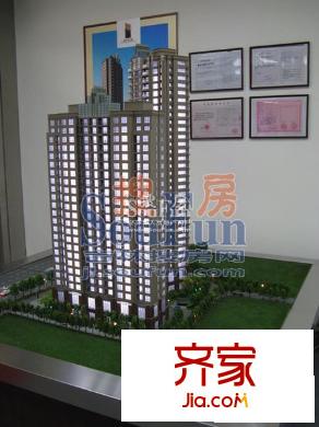 新天地公寓實(shí)景圖沙盤
