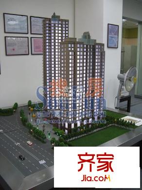 新天地公寓實(shí)景圖沙盤