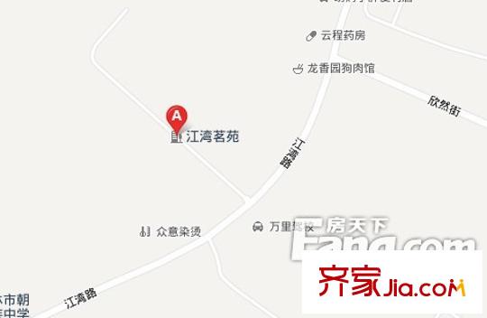 江灣茗苑交通圖