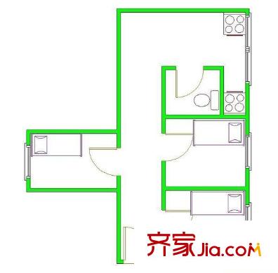 北安里小區(qū)戶型圖