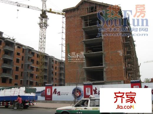 大唐佳園實景圖多層部分4月工程進度
