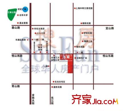 大唐佳園交通圖