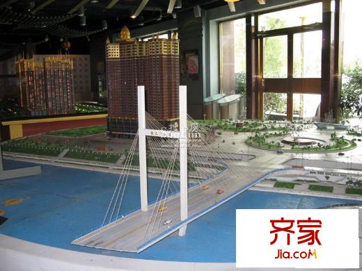 五星國際名家實景圖沙盤