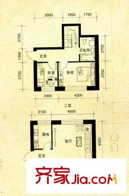 伯爵盛世紀(jì)I戶型圖 3室2廳2衛(wèi)1廚