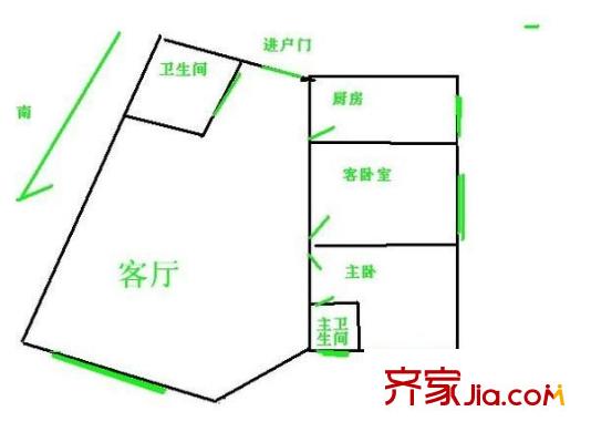 卓越方舟2室 戶型圖