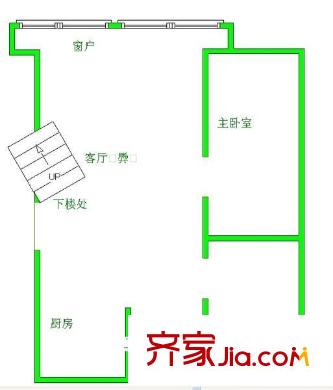 嘉業(yè)瀚林苑 2室 戶型圖