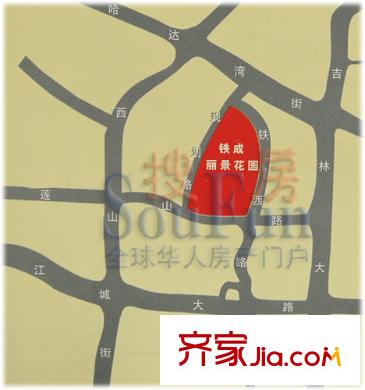 鐵成驪景花園交通圖