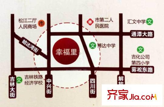 沈鐵幸福里交通圖
