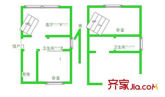 榮邦新城 3室 戶型圖