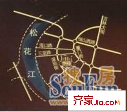 榮邦新城交通圖