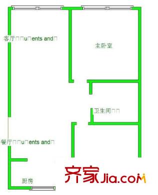 日升南區(qū) 2室 戶(hù)型圖