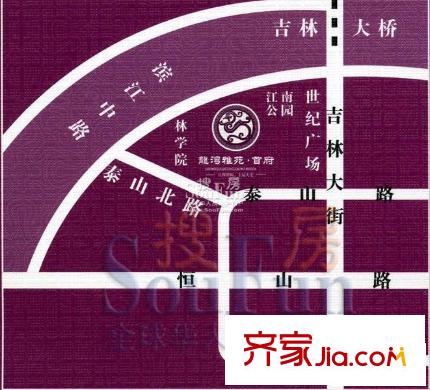 龍灣雅苑交通圖