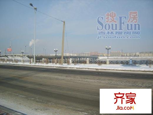 江山帝景實景圖清源大橋橋頭