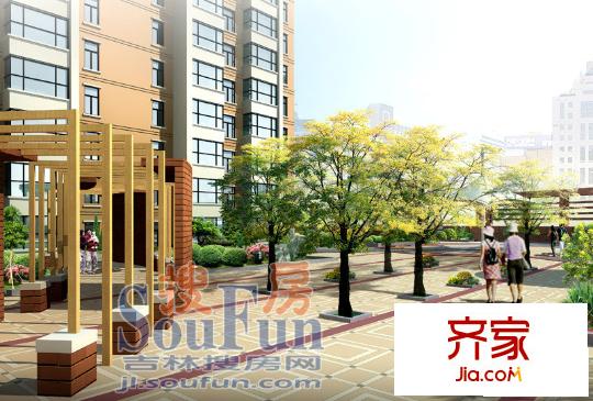 江山帝景外景圖局部