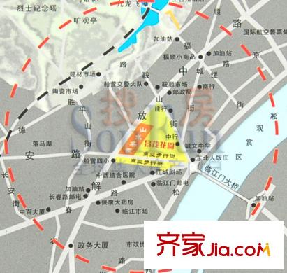 昌茂花園交通圖