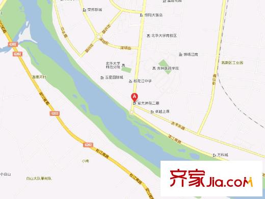 紫光紳苑二期交通圖