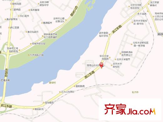 渤海山水云天交通圖