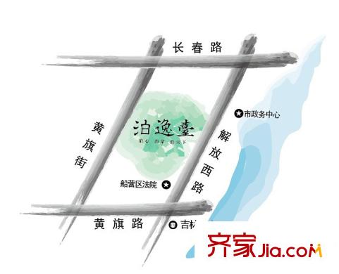 泊逸臺交通圖