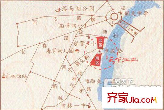 大唐天下江山交通圖
