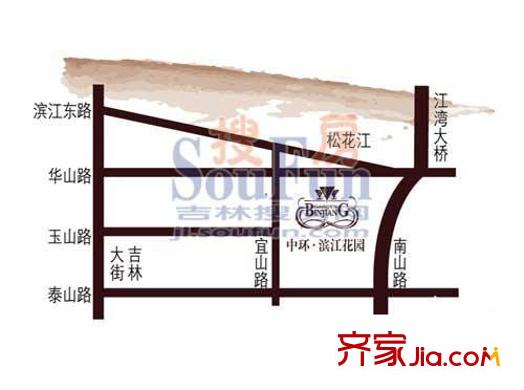 中環(huán)濱江花園位置