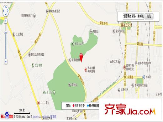 西山林語(yǔ)地理坐標(biāo)圖