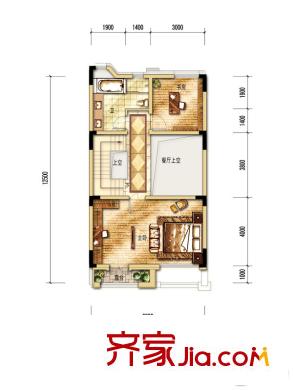 中海?溫莎平方米園四/六聯(lián)排 B#棟 弗朗斯堡戶型 3層 7室2廳4衛(wèi)2廚