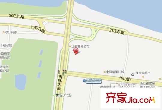 中海紫御東郡交通圖吉林  