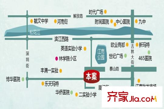 陽(yáng)光小鎮(zhèn)二期區(qū)位圖