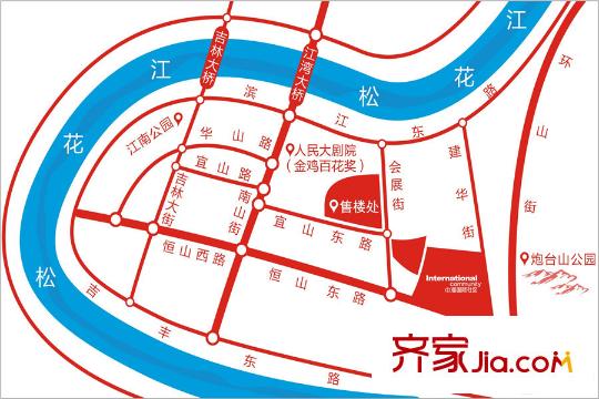 中海國際社區(qū)｜橙郡項目地圖(2015-8-31)