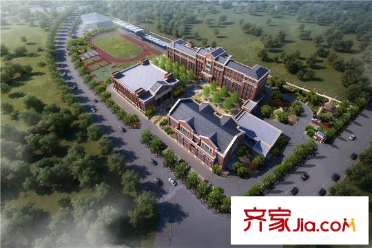 中海國際社區(qū)學校鳥瞰效果圖（2015-9-1）