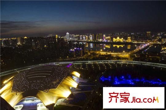 中海國(guó)際社區(qū)周邊配套夜景圖（2015-9-25）