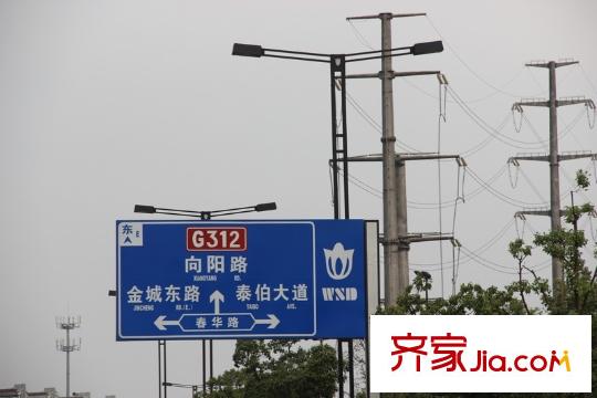 恒盛第一国际周边配套路牌