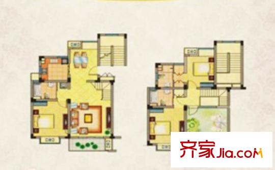 宝龙香槟湖G户型 3室2厅