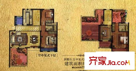 天池湾空中复式 4室2厅2卫