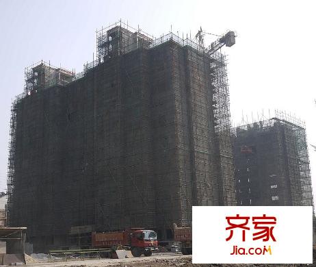 星洲名园实景图小区施工进度图(2011.02)