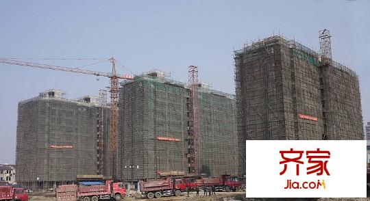 星洲名园实景图小区施工进度图(2011.02)