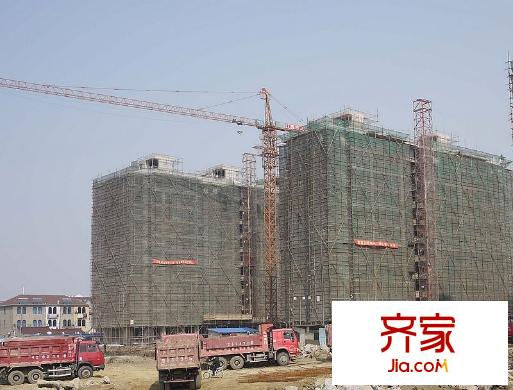 星洲名园实景图小区施工进度图(2011.02)