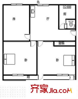 庐山南大道造漆厂宿舍户型图405508435700 3室2厅1卫1厨