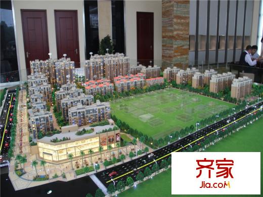 东投阳光城项目售楼处沙盘(摄于2014-06-30)
