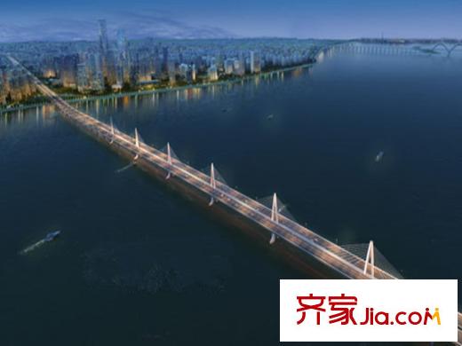 新力洲悦周边配套朝阳大桥