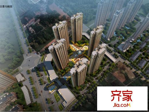 保利金香槟项目鸟瞰图