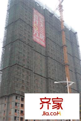 聚仁万象都会项目高层工程进展实景(2015-3)